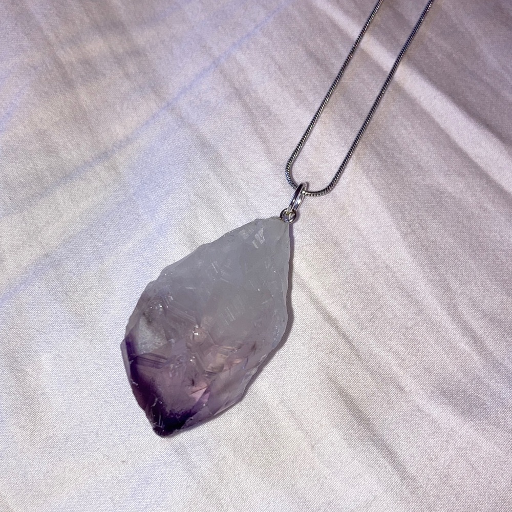 Elegant Amethyst Crystal Necklace